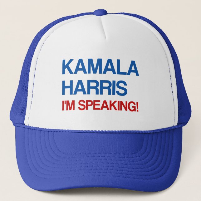 Kamala Harris jag talar! Keps (Framsida)