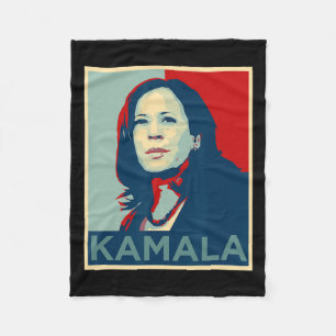 Kamala Harris Jag talar med Joe Biden 2020 Fleecefilt