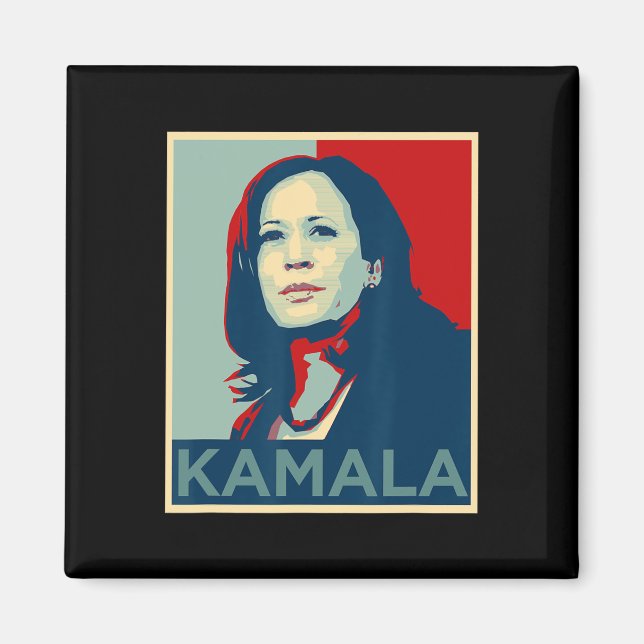 Kamala Harris Jag talar med Joe Biden 2020 Magnet (Framsidan)