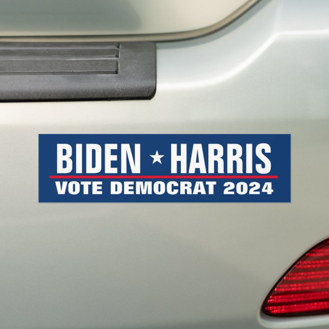 Kamala Harris Joe Biden 2024 Valdemokrat Bildekal (På Bil)