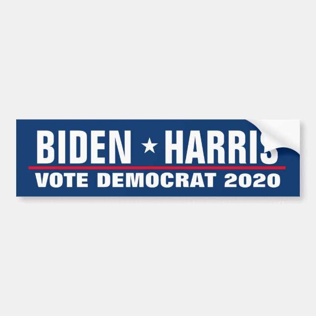 Kamala Harris Joe Biden 2024 Valdemokrat Bildekal (Framsidan)