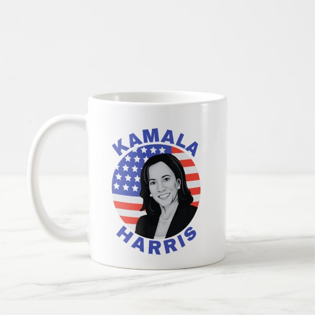 Kamala Harris Kaffemugg (Vänster)