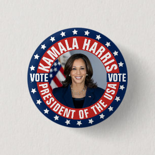 Kamala Harris Kampanj Knapp