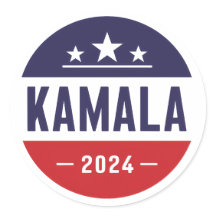 Kamala Harris Kampanj T-Shirt Sticker