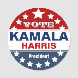 Kamala Harris Kampanj Template Namnbricka