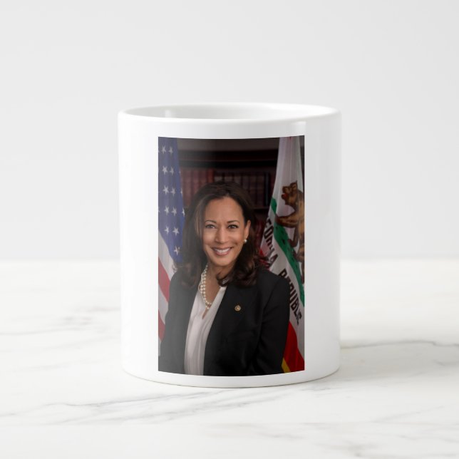 Kamala Harris Kandidat till president US 2024 Jumbo Mugg (Framsidan)