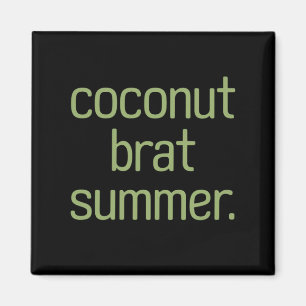 Kamala Harris Kokos Brat Sommarn 2024 Magnet
