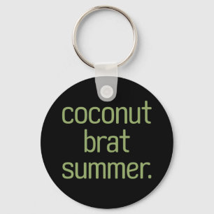 Kamala Harris Kokos Brat Summer 2024 Nyckelring