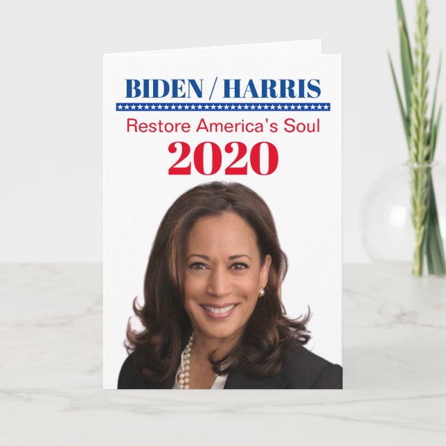 Kamala Harris Kort (Framsida)