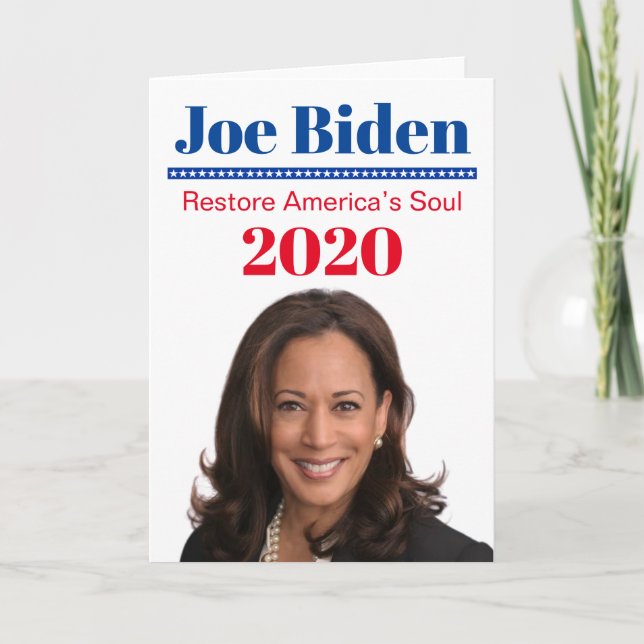 Kamala Harris Kort (Framsida)