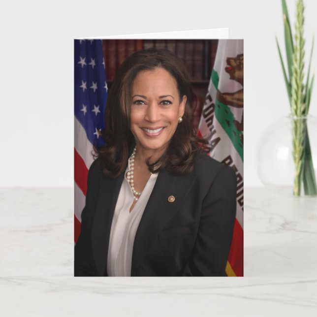 Kamala Harris Kort (Framsida)