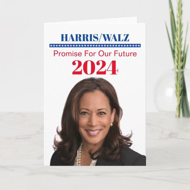 Kamala Harris Kort (Framsida)