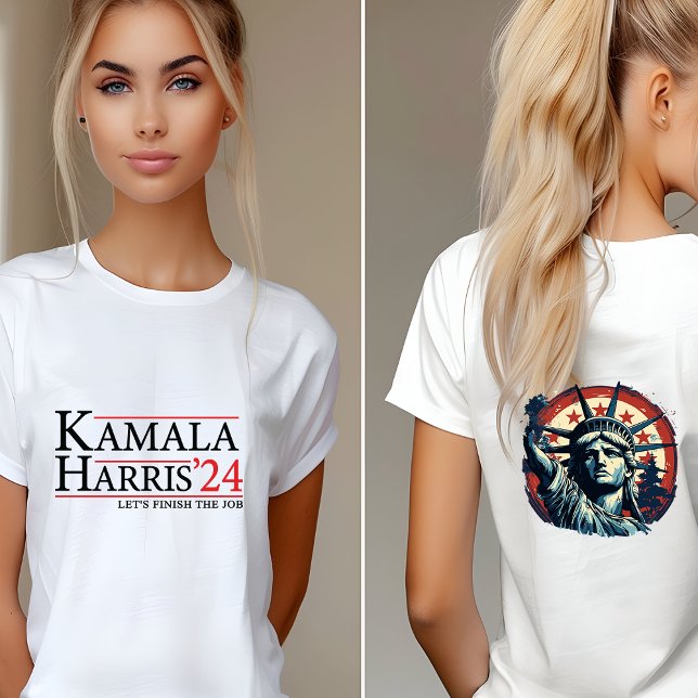 Kamala Harris : Låt oss Avsluta jobbet T Shirt (Skapare uppladdad)