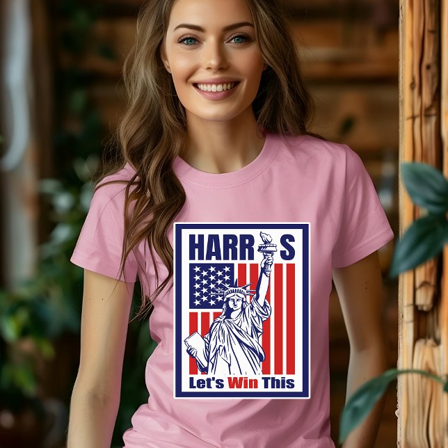 "Kamala Harris" Låt oss Win This T Shirt (Skapare uppladdad)