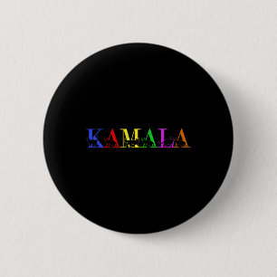 Kamala Harris Lgbt Cute Postive Cat Lettering Font Knapp