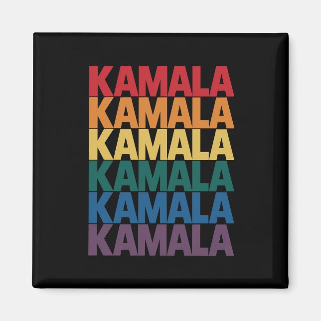 Kamala Harris LGBTQ Gay pride Lesbisk Roligt Gift Magnet (Framsidan)