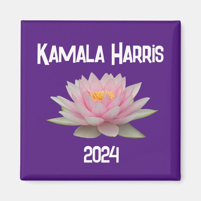 Kamala Harris Lotus 2024 Magnet (Framsidan)