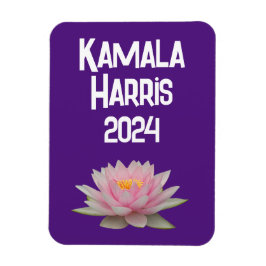 Kamala Harris Lotus 2024 Magnet