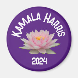 Kamala Harris Lotus 2024 Magnet