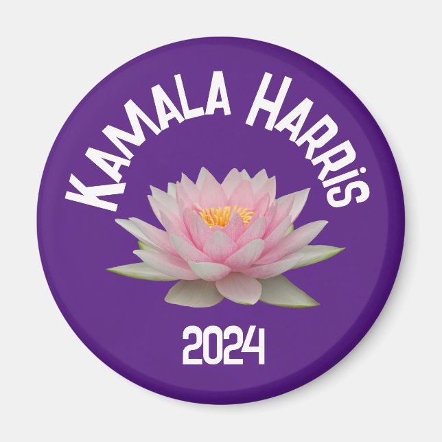 Kamala Harris Lotus 2024 Magnet (Framsidan)