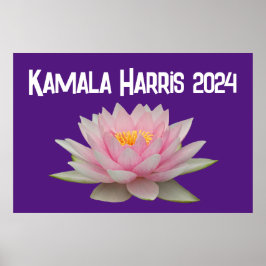 Kamala Harris Lotus 2024 Poster