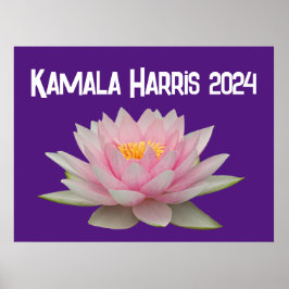 Kamala Harris Lotus 2024 Poster