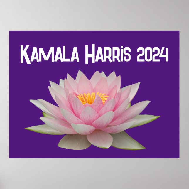 Kamala Harris Lotus 2024 Poster (Framsidan)