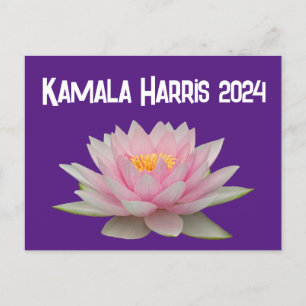 Kamala Harris Lotus 2024 Vykort