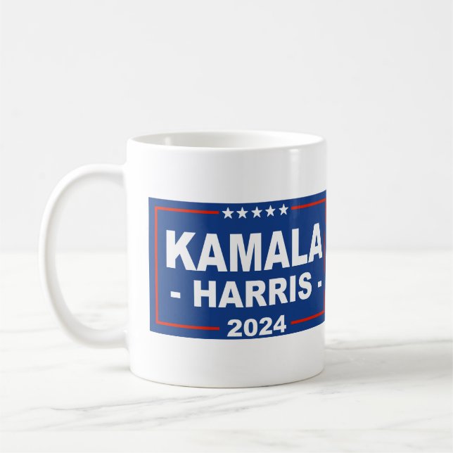 Kamala Harris Maga Sign Kaffemugg (Vänster)