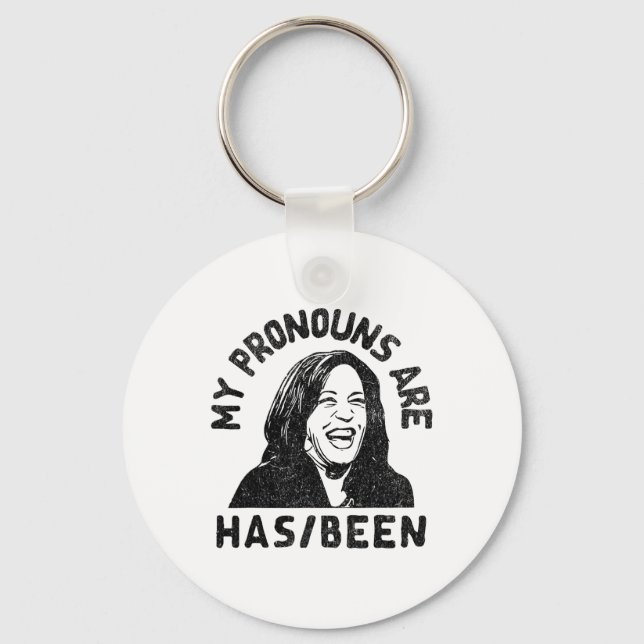Kamala Harris Mina pronouns är talman. Nyckelring (Framsida)