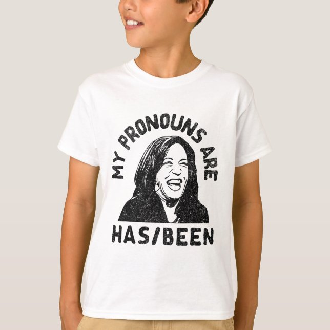 Kamala Harris Mina pronouns är talman. T Shirt (Framsida)