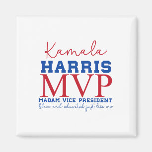 Kamala Harris Mvp (Vice, president Black och E) Magnet