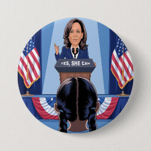 KAMALA HARRIS NIECE - JA HON KAN Knappen Knapp