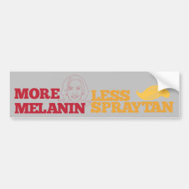 Kamala Harris no Trump More Melanin Less Spraytan Bildekal