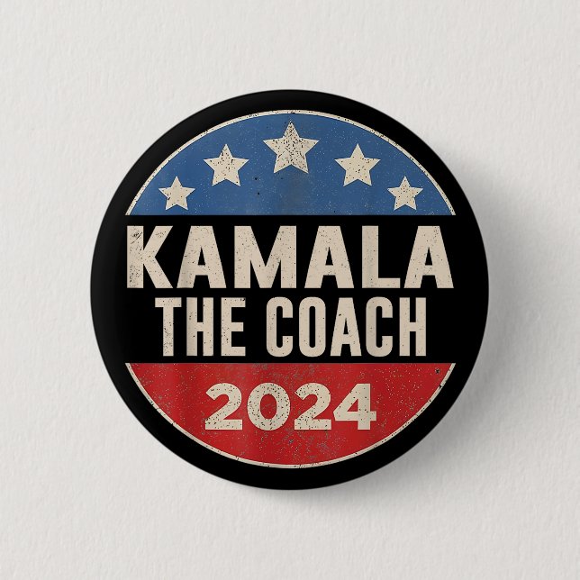 Kamala Harris Och Coachen Knapp (Framsida)