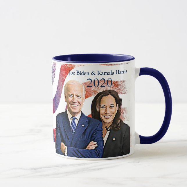Kamala Harris och Joe Biden 2020 Val Mugg (Höger)
