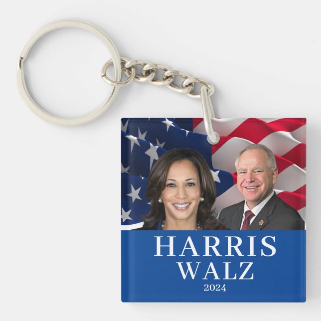 Kamala Harris och Tim Walz 2024 (Framsidan)