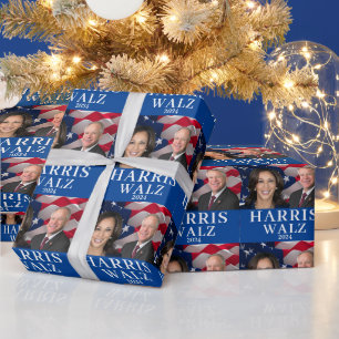 Kamala Harris och Tim Walz 2024 Presentpapper
