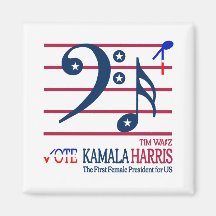 Kamala Harris och Tim Walz