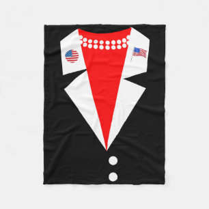 Kamala Harris Pantdräkt Costume Party Female Presi Fleecefilt