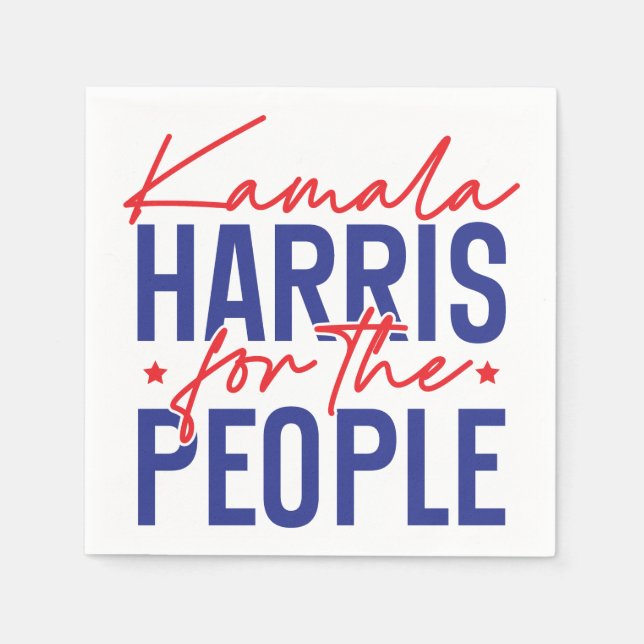 Kamala Harris Pappersservett (Framsidan)