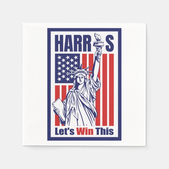 Kamala Harris Pappersservett (Framsidan)