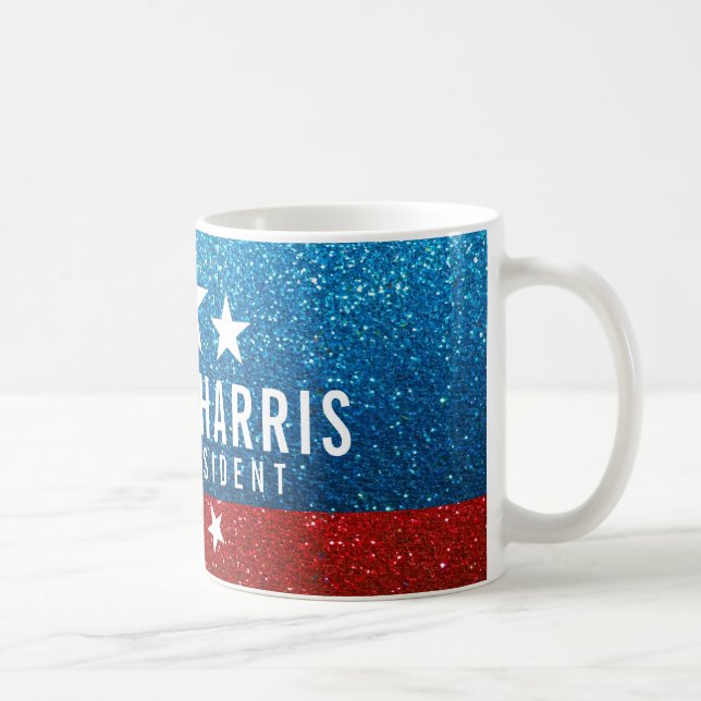 Kamala Harris Patriotic Coffee Mugg - 2024 (Höger)