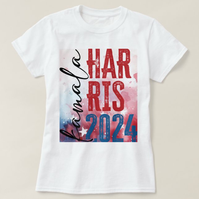 Kamala Harris Patriotic T-Shirt (Design framsida)