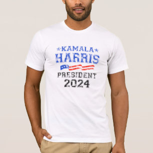 Kamala Harris Patriotic Vintage President 2024 T Shirt