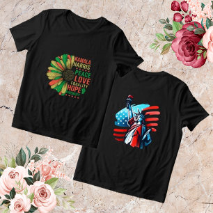 "Kamala Harris" Peace Kärlek Hope Equality Diversi T Shirt