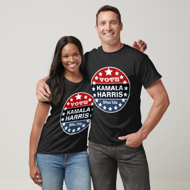 Kamala Harris Personlig Kampanj T Shirt (Unisex)