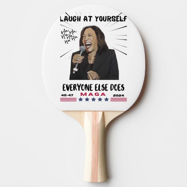 Kamala Harris Ping Pong Paddle Pingisracket (Framsidan)