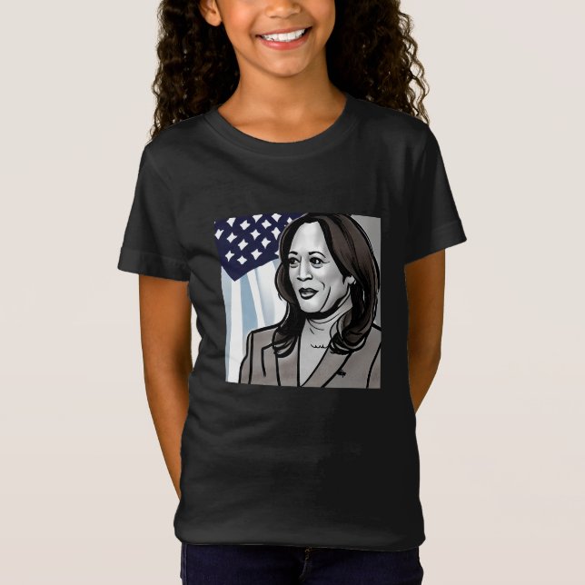 Kamala Harris Politik T Shirt (Framsida)