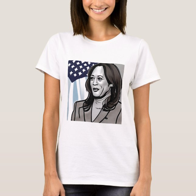 Kamala Harris Politik T Shirt (Framsida)